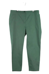 Pantalon Marina Rinaldi Vert en Coton, taille XXXL - Seconde Main