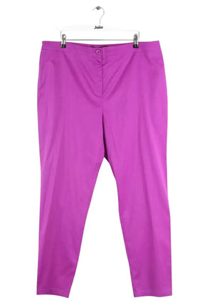 Pantalon Marina Rinaldi Violet en Coton, taille XXXL - Seconde Main