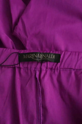 Pantalon Marina Rinaldi Violet en Coton