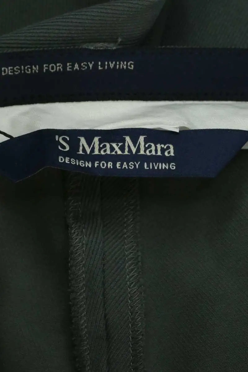Pantalon Max Mara Gris en Coton