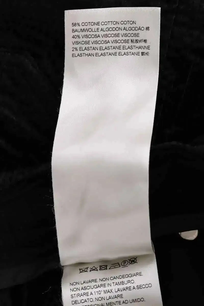 Pantalon Momoni Noir en Coton