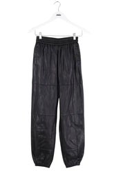 Pantalon Pinko Noir en Synthétique, taille S - Seconde Main