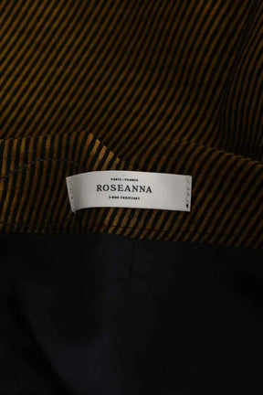 Pantalon Roseanna Doré en Synthétique