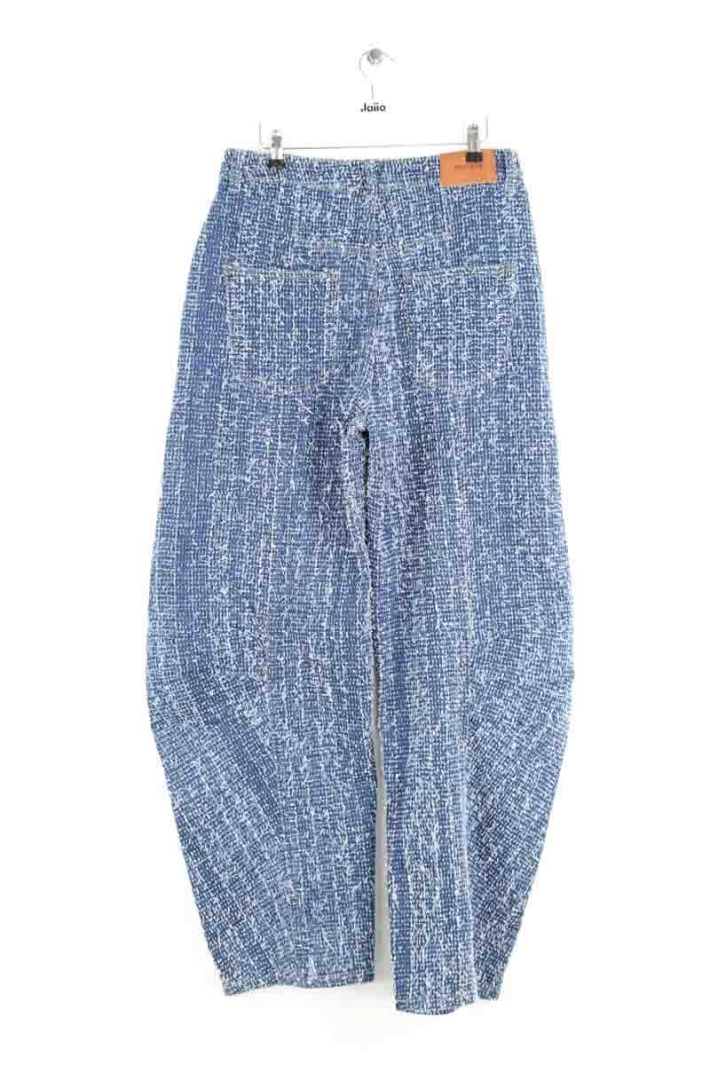 Pantalon Rotate Bleu en Coton