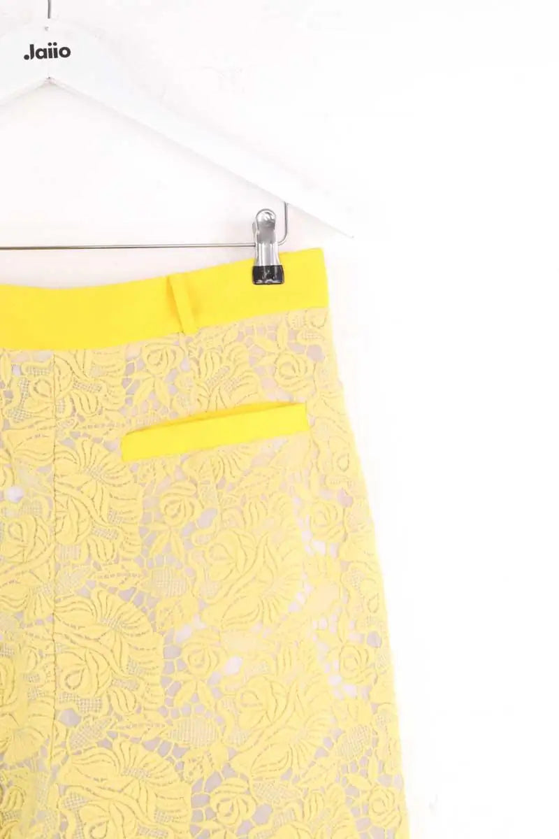 Pantalon Sakina Jaune en Coton