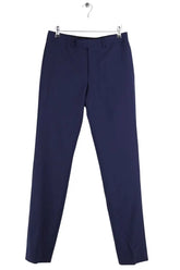 Pantalon Sandro Marine en Laine, taille S - Seconde Main