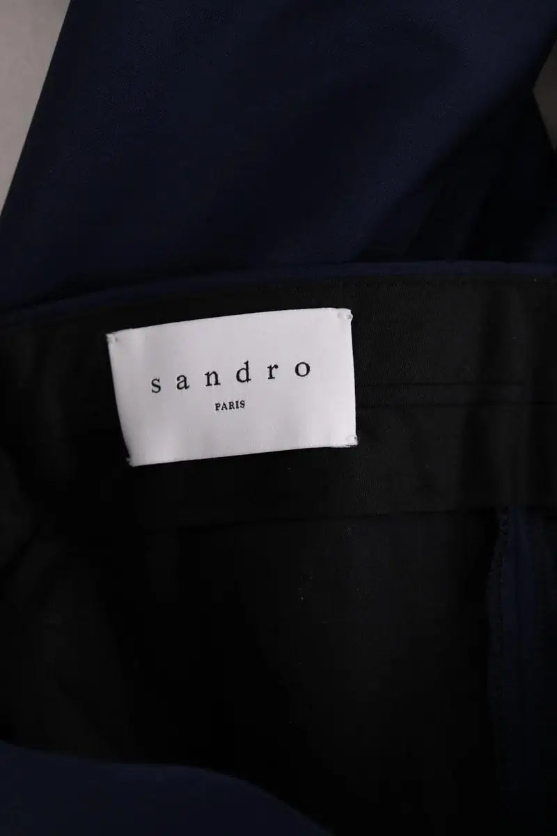 Pantalon Sandro Marine en Laine