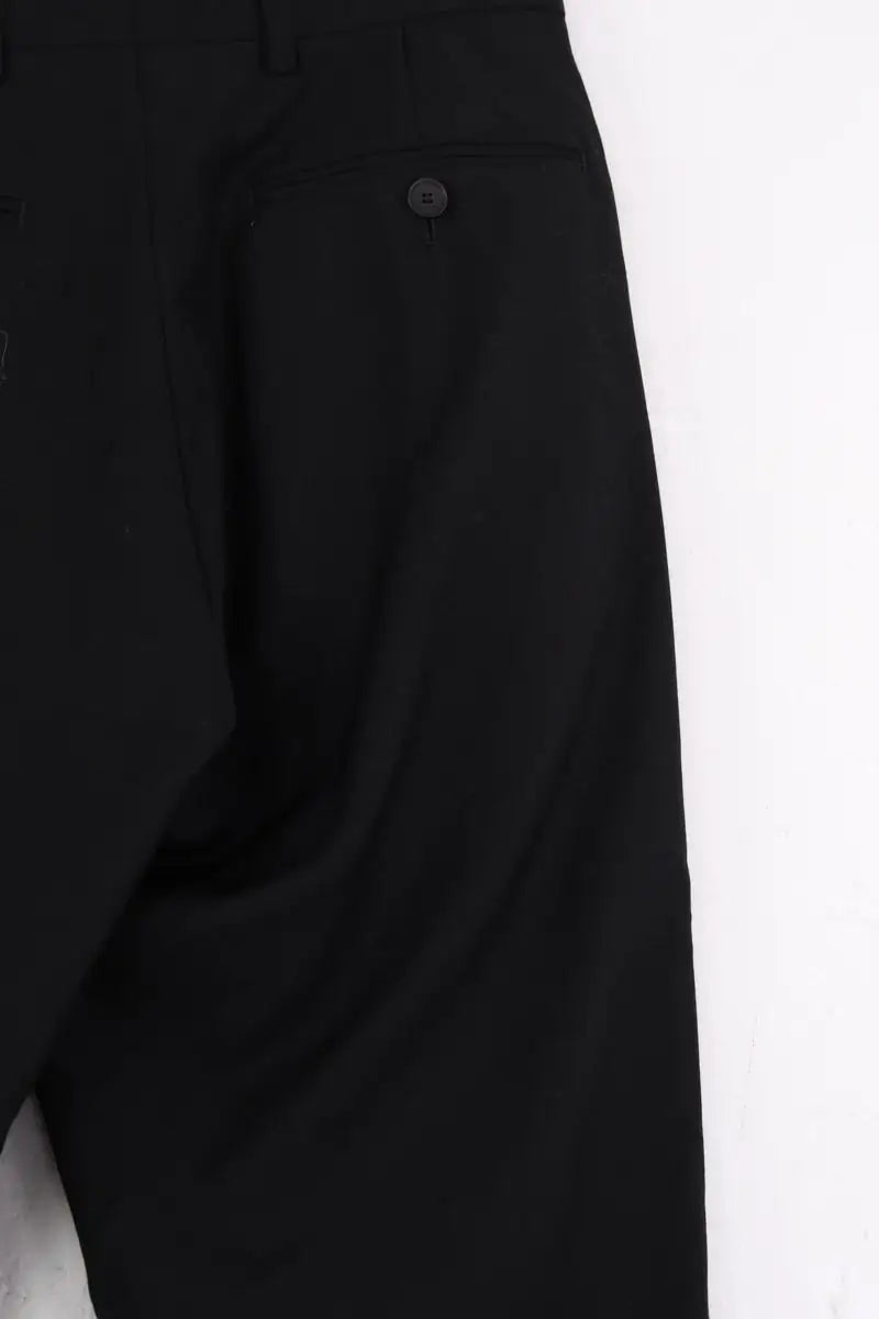 Pantalon Sandro Noir en Laine