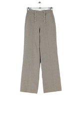 Pantalon Sézane Gris en Laine, taille S - Seconde Main