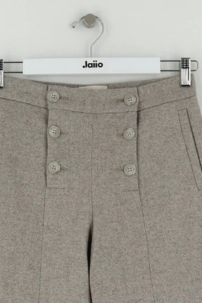 Pantalon Sézane Gris en Laine
