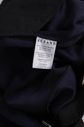 Pantalon Sézane Marine en Coton