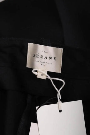 Pantalon Sézane Noir en Coton