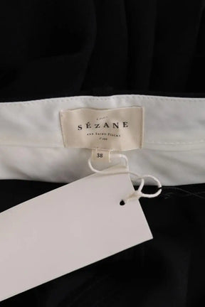 Pantalon Sézane Noir en Coton