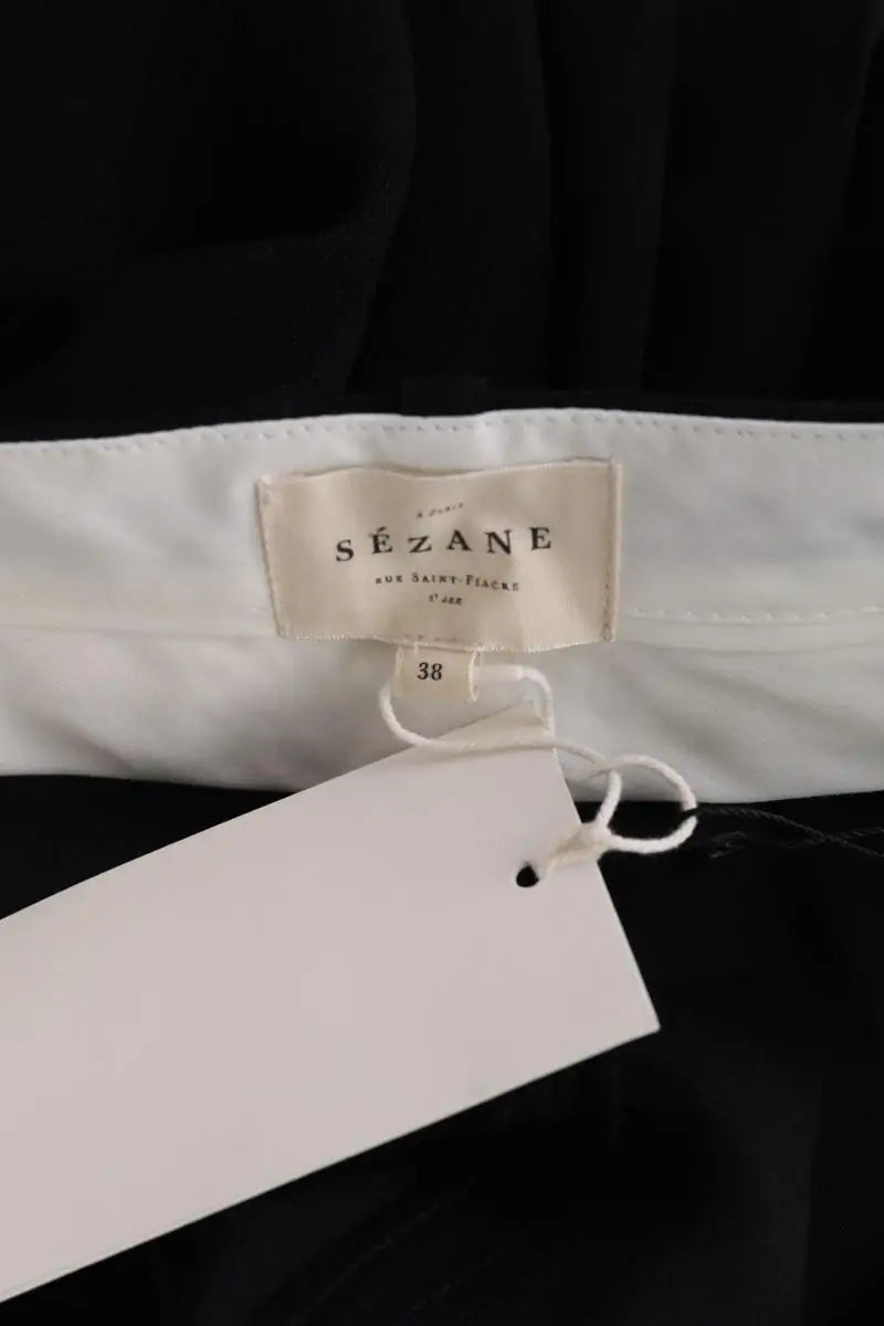 Pantalon Sézane Noir en Coton