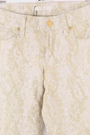Pantalon slim 7 For All Mankind Blanc en Coton