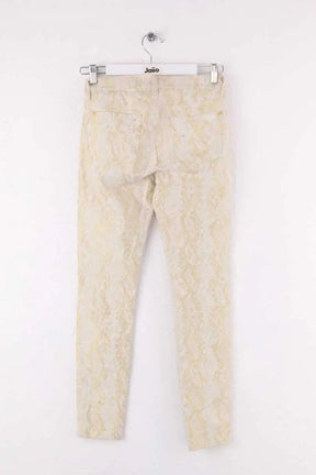 Pantalon slim 7 For All Mankind Blanc en Coton