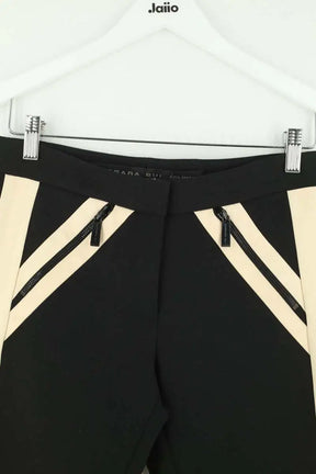 Pantalon slim Barbara Bui défilé hiver 2017 Noir en Synthétique