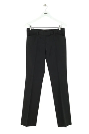 Pantalon slim Barbara Bui Noir en Laine, taille L - Seconde Main