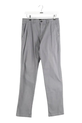 Pantalon slim Boss Gris en Coton, taille L - Seconde Main