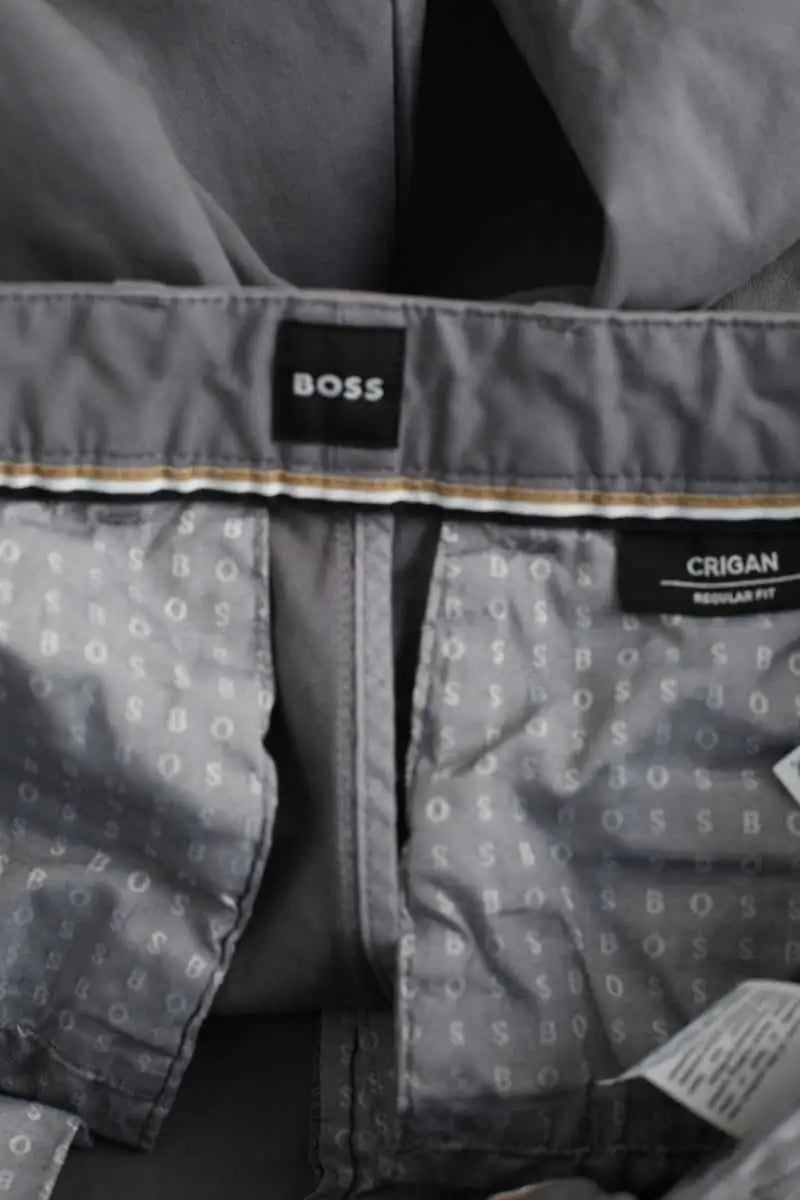 Pantalon slim Boss Gris en Coton