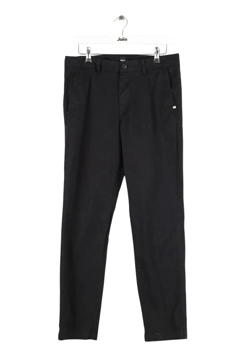 Pantalon slim Boss Noir en Coton, taille L - Seconde Main