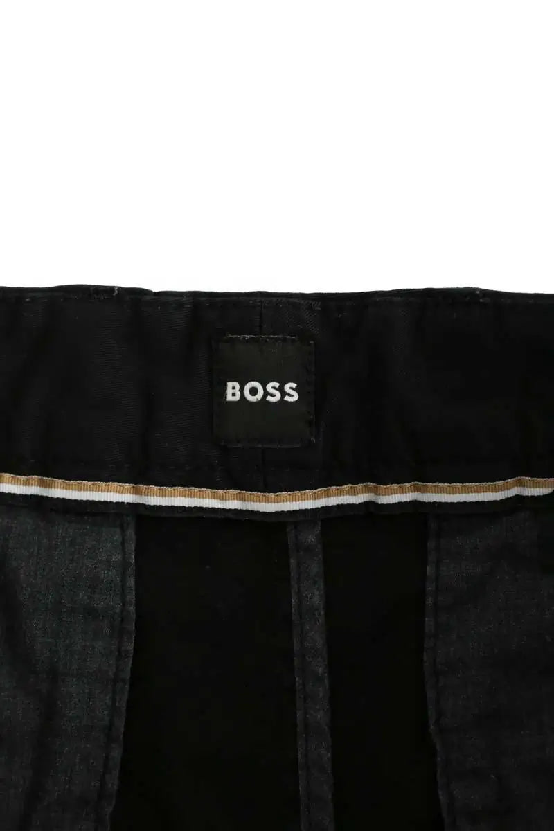 Pantalon slim Boss Noir en Coton