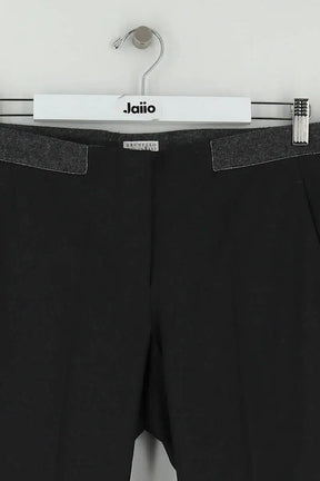 Pantalon slim Brunello Cucinelli Gris en Laine