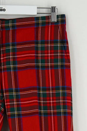 Pantalon slim Burberry Rouge en Laine