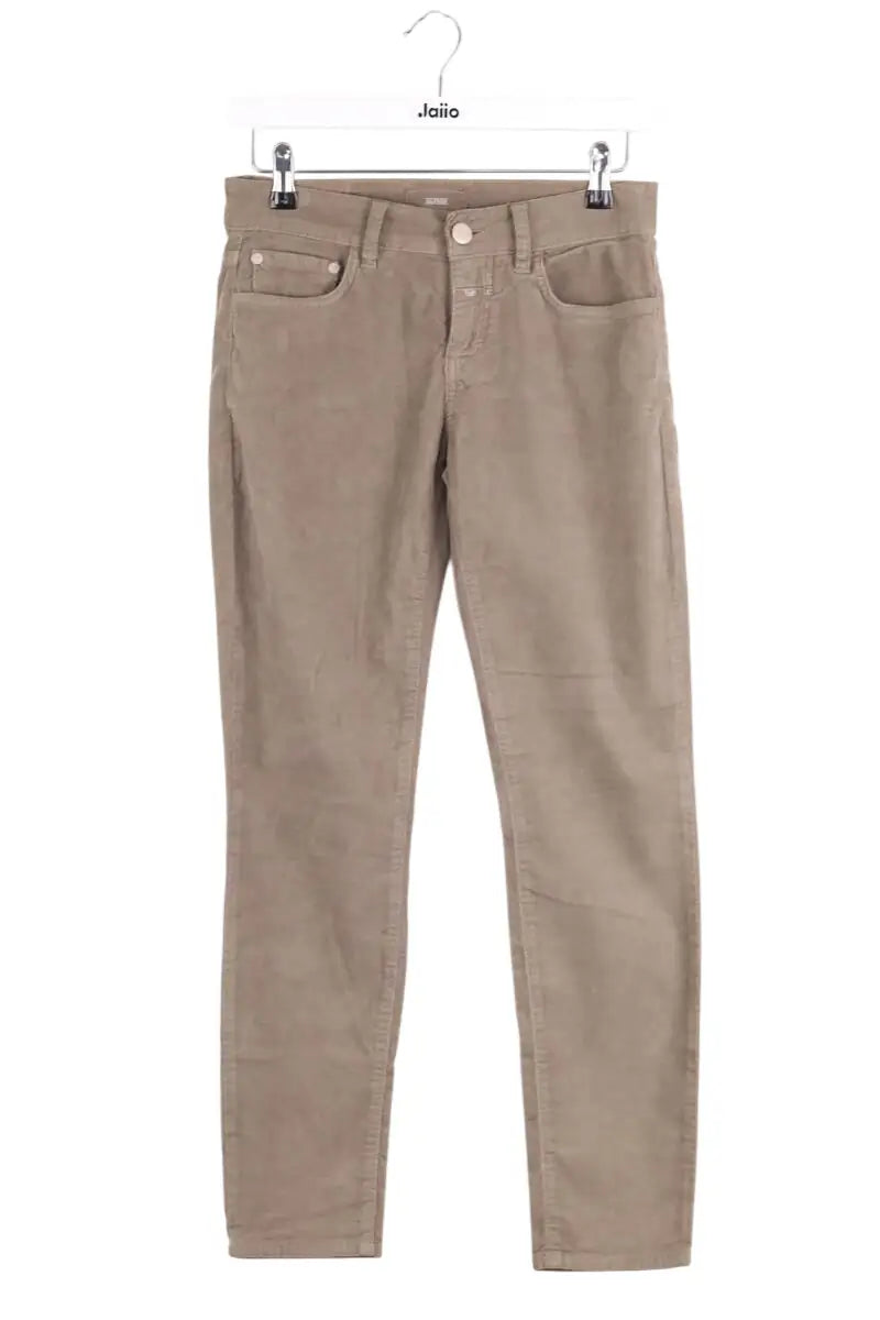 Pantalon slim Closed Gris en Coton, taille XS - Seconde Main