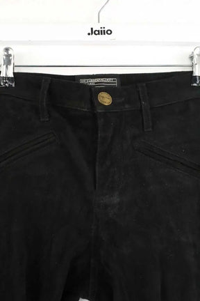 Pantalon slim Current Elliott Noir en Daim