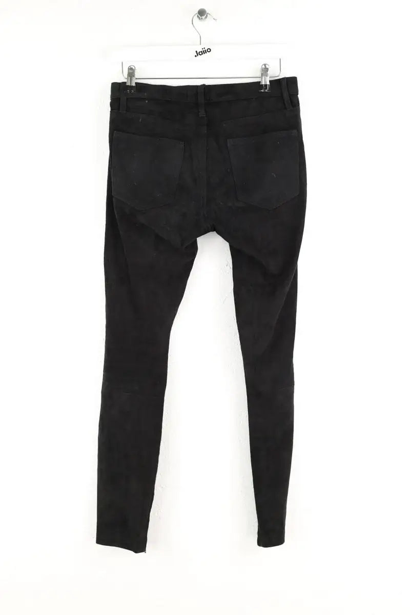 Pantalon slim Current Elliott Noir en Daim
