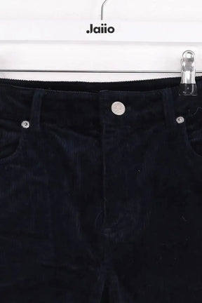 Pantalon slim Ganni Bleu en Coton
