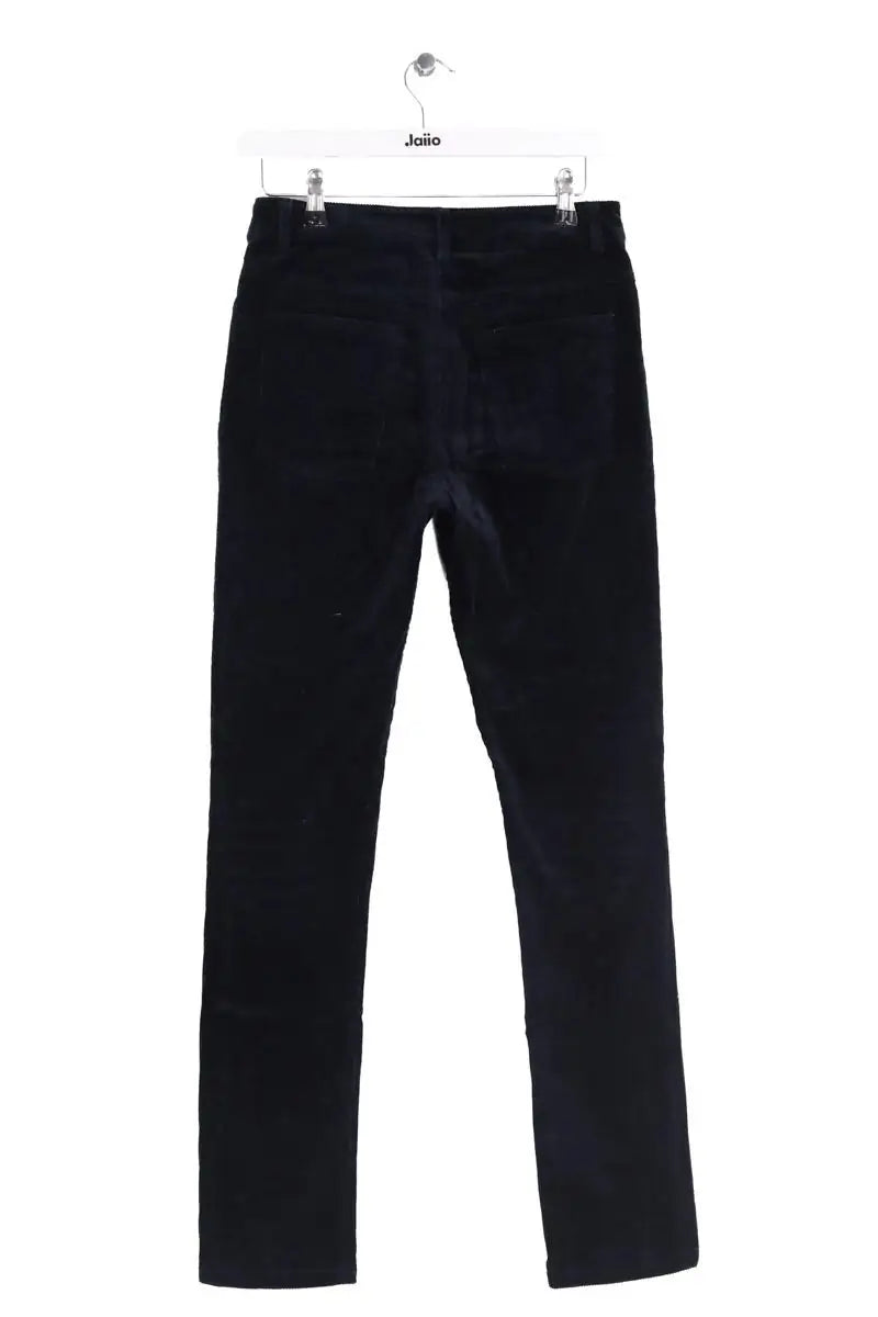 Pantalon slim Ganni Bleu en Coton