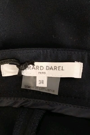 Pantalon slim Gerard Darel Marine en Polyester