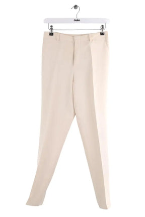 Pantalon slim Gucci Beige en Soie, taille XS - Seconde Main