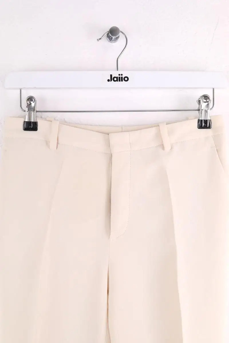 Pantalon slim Gucci Beige en Soie