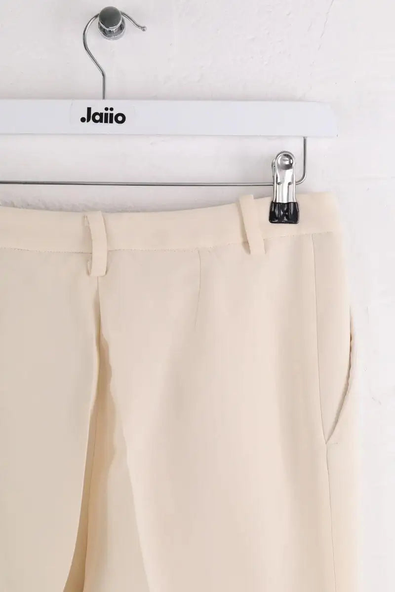 Pantalon slim Gucci Beige en Soie