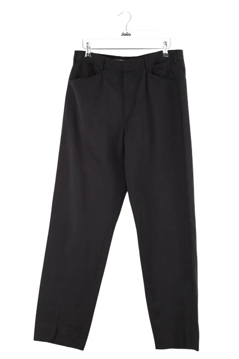 Pantalon slim Hermès Noir en Polyamide, taille M - Seconde Main