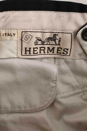 Pantalon slim Hermès Noir en Polyamide