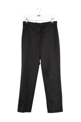 Pantalon slim Ines de la Fressange John Noir en Synthétique, taille S - Seconde Main