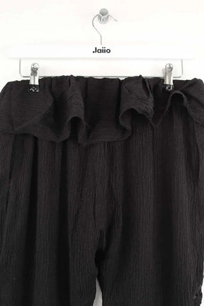 Pantalon slim Iro Willie Noir en Soie