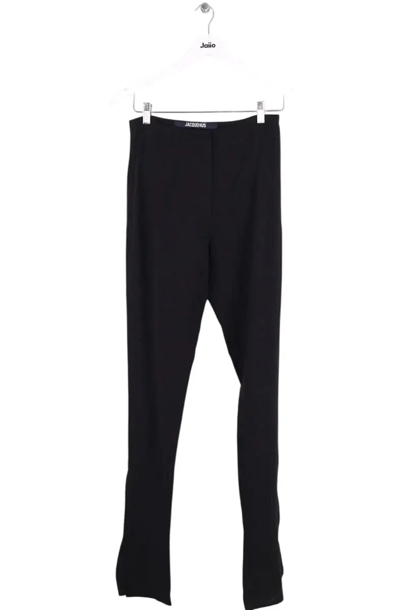 Pantalon slim Jacquemus La montagne Noir en Viscose, taille S - Seconde Main