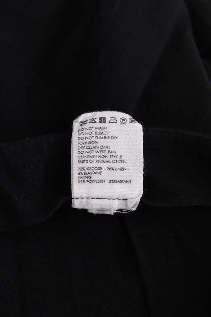 Pantalon slim Jacquemus La montagne Noir en Viscose