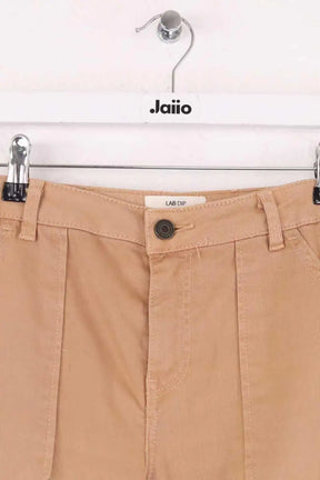 Pantalon slim Labdip Beige en Coton