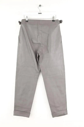 Pantalon slim Maison Ullens Gris en Cuir