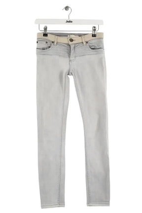 Pantalon slim Maje Gris en Coton, taille S - Seconde Main