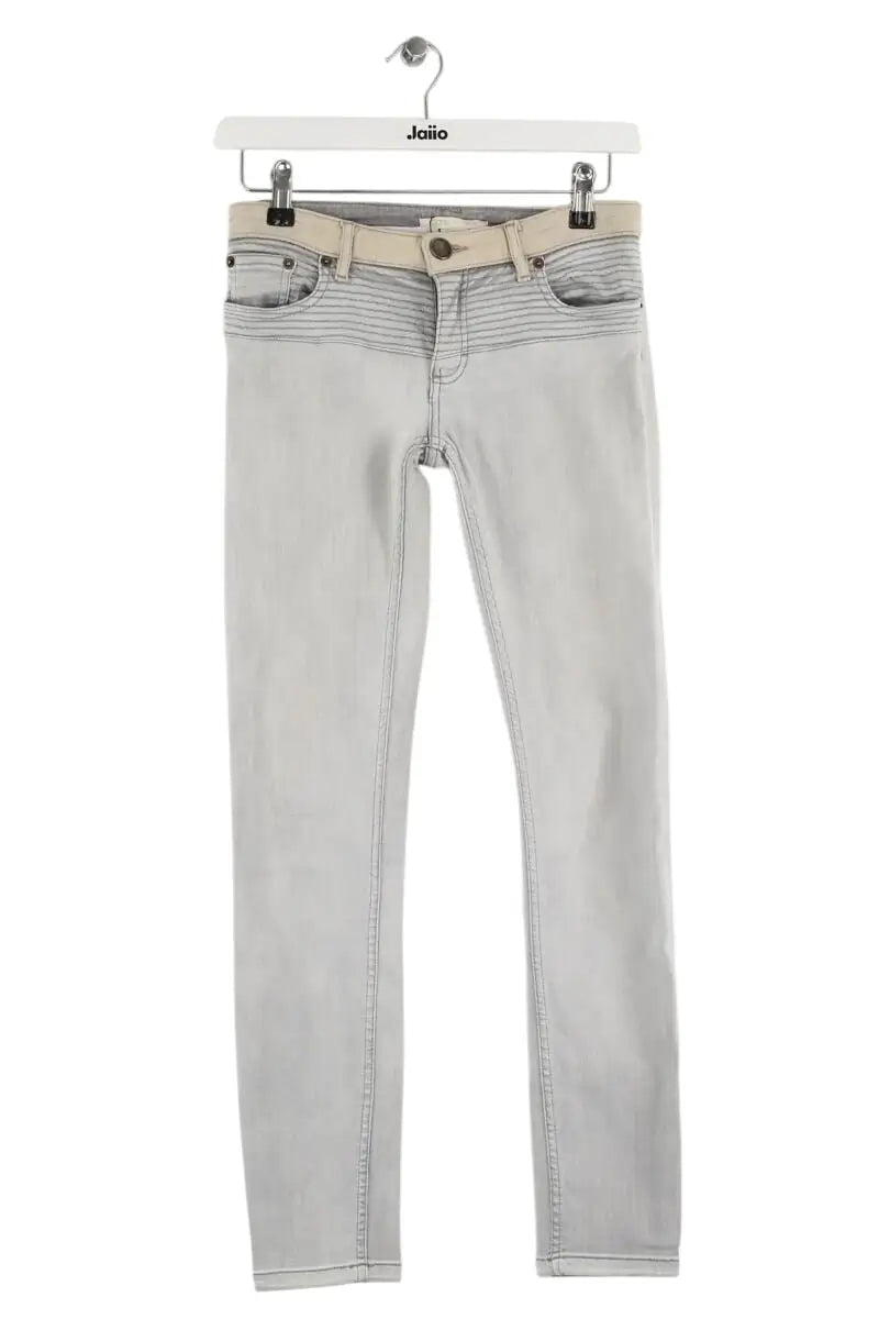 Pantalon slim Maje Gris en Coton, taille S - Seconde Main
