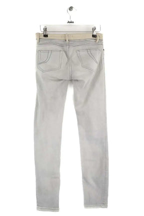 Pantalon slim Maje Gris en Coton