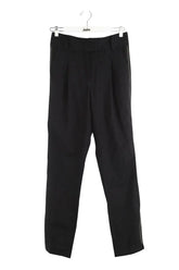 Pantalon slim Maje Noir en Laine, taille M - Seconde Main