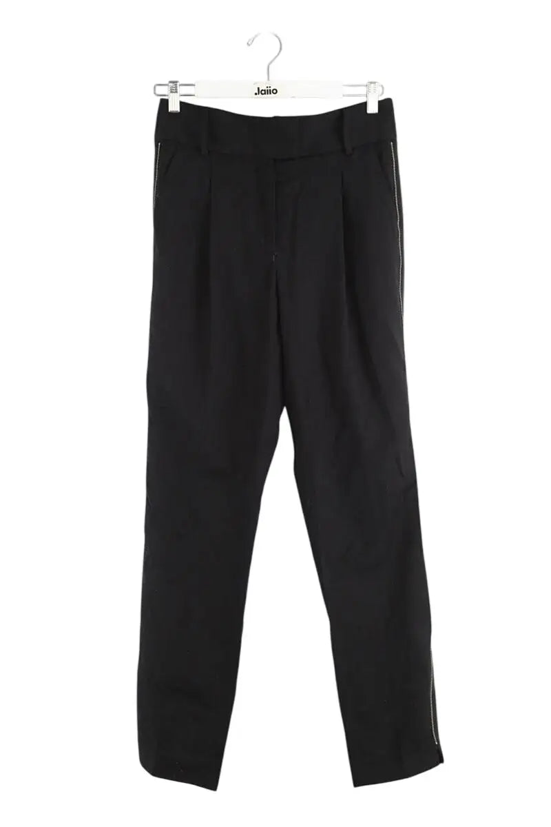 Pantalon slim Maje Noir en Laine, taille M - Seconde Main